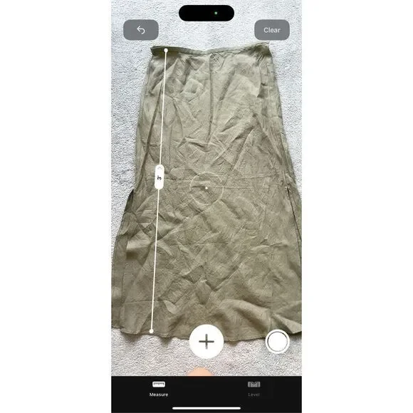 NWOT J Crew Gywneth linen slip skirt in green khaki, Med $118 A56 - Picture 8 of 8